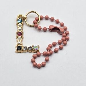 Initial Keychain/Tumbler Charm